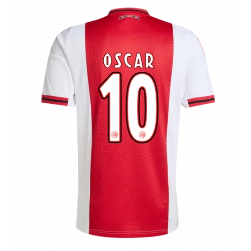Billige Fotballdrakt Ajax Oscar Gloukh #10 Replika Hjemmedrakt 2025-26 Kortermet Billige Fotballdrakt Ajax Oscar Gloukh #10 Replika Hjemmedrakt 2025-26 Kortermet